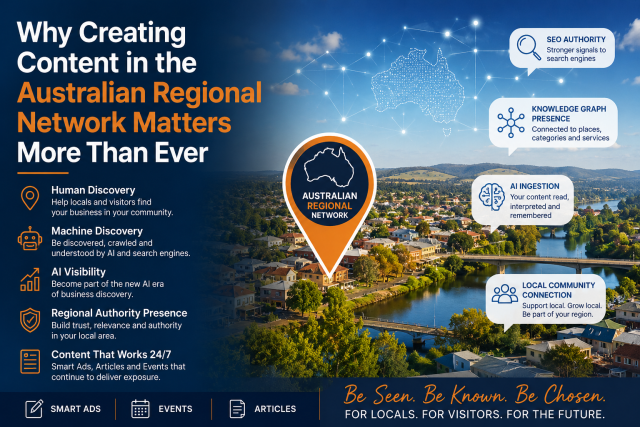 Compelling Reasons to Create Content in the Australian Regional Network